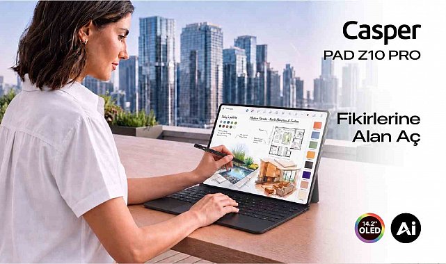 Casper'dan laptop gibi tablet: Casper PAD Z10 Pro