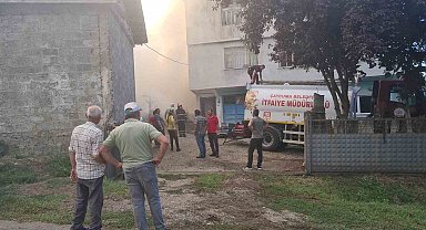 Çaycuma'da odunluk yangınına ilk müdahaleyi jandarma ekipleri yaptı