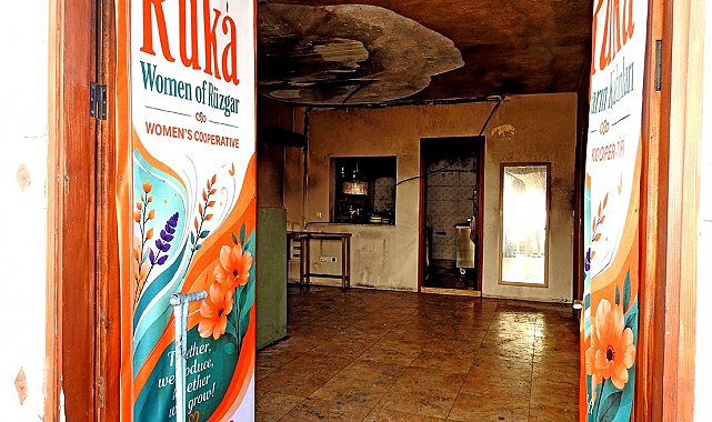 Çeşme'de kadın kooperatifinde yangın tehlikesi