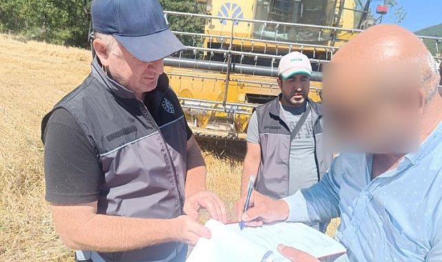 Çıkan yangınlardan sonra biçerdöverler sıkı denetimde