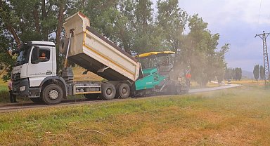 Çımağıl grup yolunda asfalt bakım ve onarım çalışmaları sürüyor