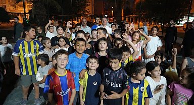 Çocukların futbol sahası hayali gerçek oldu