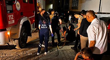 Çorum'da ayağı mazgala sıkışan çocuğu itfaiye kurtardı