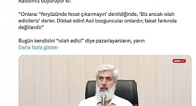 Cumhurbaşkanı Başdanışmanı Saral'dan Kuytul'a tepki: "Senin de suyun yeterince ısındı Kuytul"