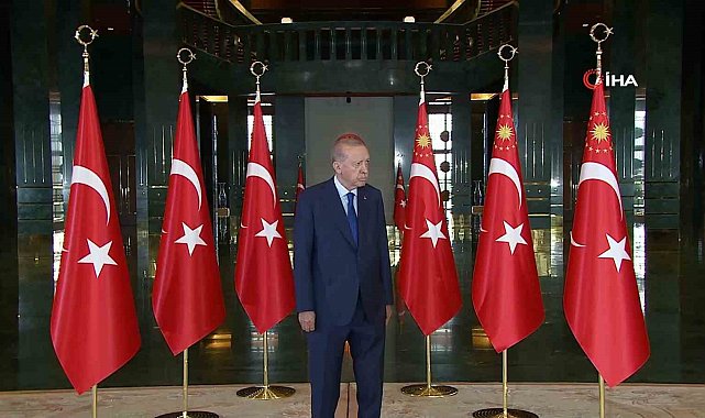 Cumhurbaşkanı Erdoğan, 30 Ağustos Zafer Bayramı tebriklerini kabul etti