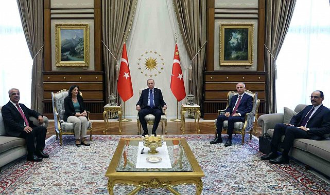 Cumhurbaşkanı Erdoğan DEM Parti heyetini kabul etti