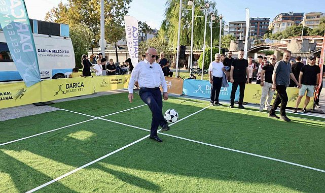 Darıca'da ayak tenisi heyecanı