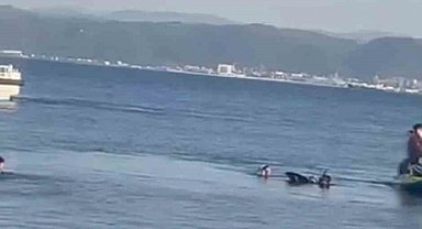 Darıca'da denize giren genç boğulma tehlikesi geçirdi
