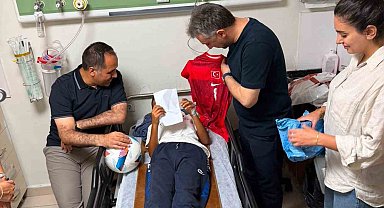 Darp edilen çocuğun sağlık durumu iyi, tedavisi sürüyor