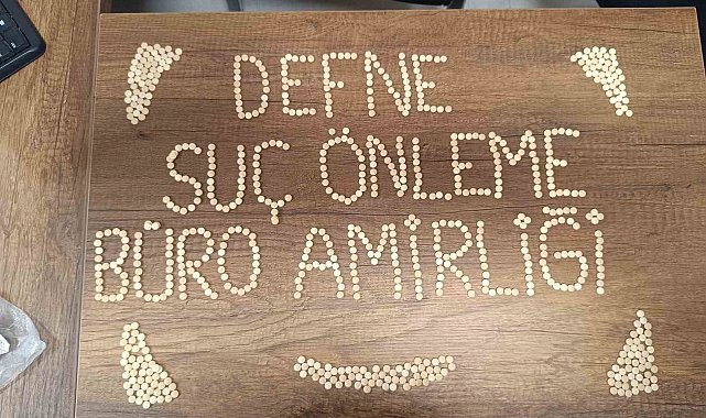 Defne'de 840 adet uyuşturucu hap ele geçirildi