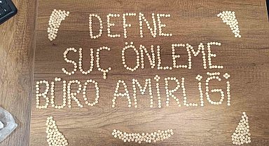 Defne'de 840 adet uyuşturucu hap ele geçirildi