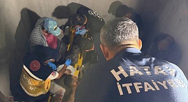 Defne'de asansör boşluğuna düşen işçi yaralandı