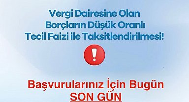 Defterdar Recep Serdar'dan mükelleflere son gün uyarısı
