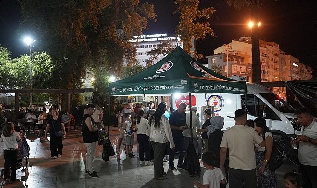 Denizli Büyükşehirden Mevlid Kandili'nde gönüllere dokunan ikram