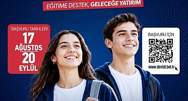 Denizli'de liseye başlayacak olan öğrencilere eğitim desteği