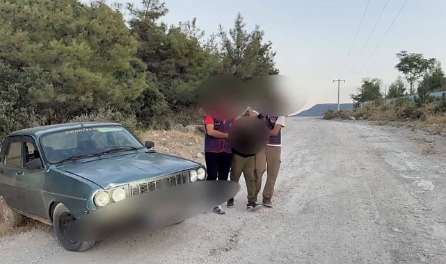 Denizli'de silahlı zorla kız kaçıran şüpheli ormanlık alanda yakalandı