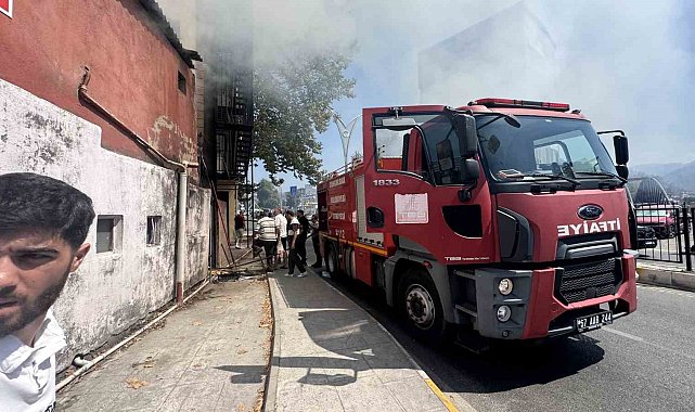 Depoda çıkan yangın korkuttu