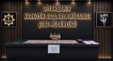Diyarbakır'da 2 bin 776 adet sentetik ecza maddesi ele geçirildi: 1 tutuklama