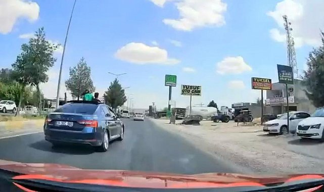 Diyarbakır'da çocukların canı hiçe sayıldığı yolculuk kamerada