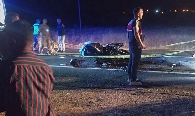 Diyarbakır'da motosiklet iş makinesine arkadan çarptı: 1 ölü