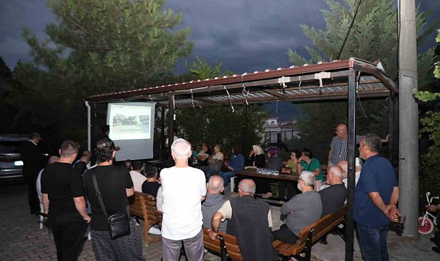 Dönüşüm projesi bölge sakinlerine tüm detaylarıyla anlatılıyor