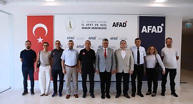DPÜ Rektörü Kızıltoprak'tan AFAD İl Müdürlüğüne ziyaret