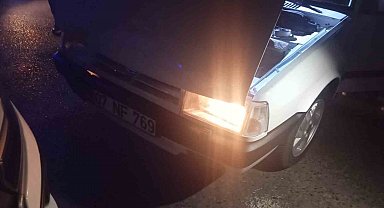 Drift atıp polisten kaçan alkollü sürücüye hararet engeli