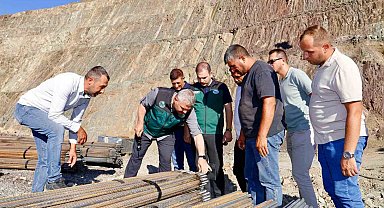 DSİ Bölge Müdürü Yavuz, Erzincan Ballı Barajı ve Sulama Şantiyesini inceledi