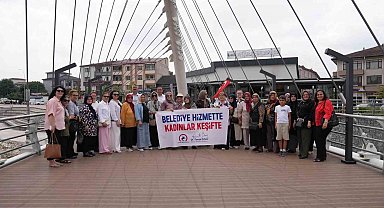 Düzce Belediyesi hizmette, kadınlar keşifte