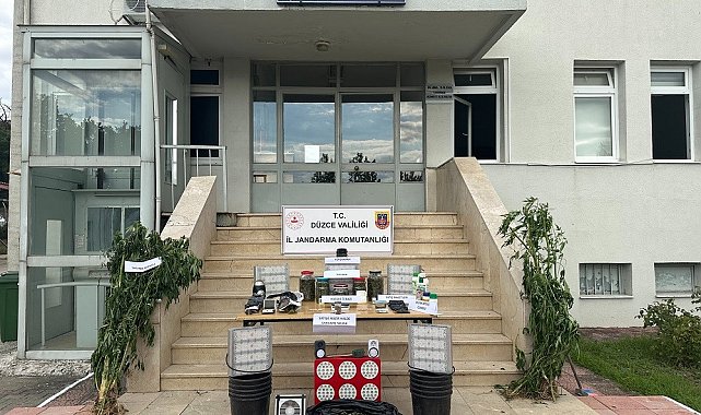 Düzce'de jandarmadan uyuşturucu operasyonu