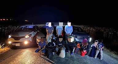 Edirne'de göçmen kaçakçılığı operasyonu: 3 organizatör ve 7 düzensiz göçmen yakalandı