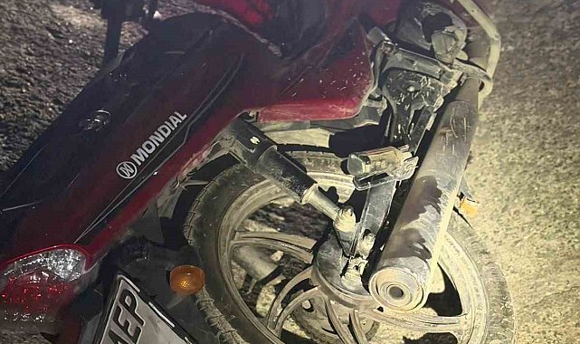 Edirne'de motosiklet devrildi: 1 yaralı