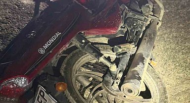 Edirne'de motosiklet devrildi: 1 yaralı