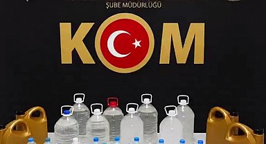 Edirne'de sahte içki operasyonu