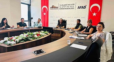 Elazığ'da afet risklerinin azaltılmasına yönelik çalışmalar ele alındı