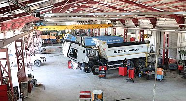 Elazığ'da makina ikmal atölyelerinde yoğun yaz mesaisi