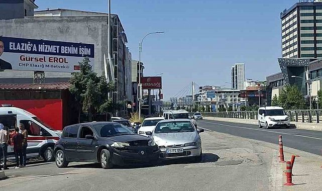 Elazığ'da trafik kazası: 1 yaralı