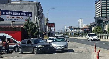 Elazığ'da trafik kazası: 1 yaralı
