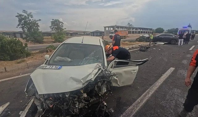 Elazığ'da trafik kazası: 2 yaralı