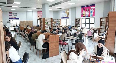 Elazığ'da yılın ilk 6 ayında, 35 bin öğrenci kütüphanelerde ders çalıştı