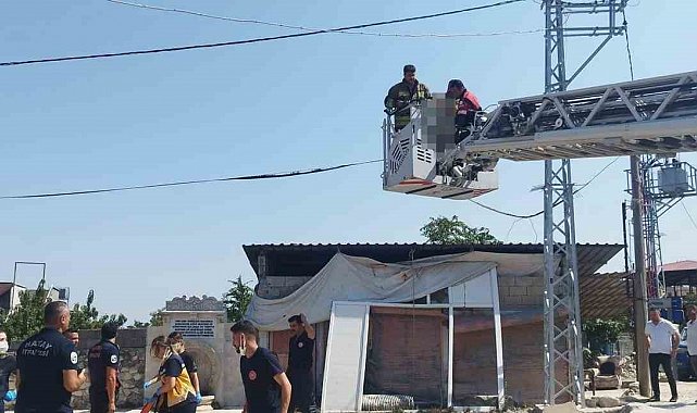 Elektrik direğinde erkek cesedi bulundu