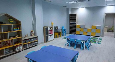 Elmalı kreş ve gündüz bakımevi açıldı