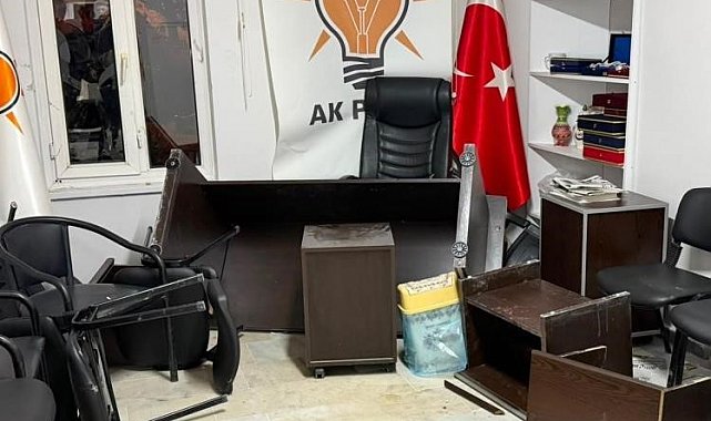 Emet'te AK Parti İlçe Başkanlığına saldırının şüphelisi yakalandı