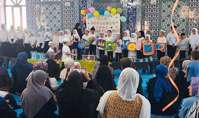 Emet'te Yaz Kur'an kurslarında mezuniyet coşkusu