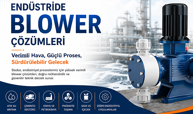 Endüstride Blower Sistemlerinin Önemi Artıyor: Enerji Verimliliği İşletmelerin Önceliği Haline Geldi