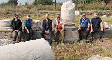 Erzin'de Issos Epiphaneia Antik Kenti'ndeki kazı çalışmaları sürüyor