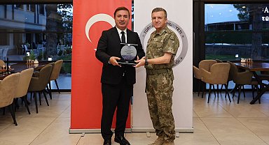 Erzincan'da 3. Ordu Komutanı ve İl Jandarma Komutanı için veda programı düzenlendi