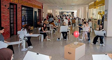 Erzincan'da güzel sanatlar için özel yetenek sınavları yapıldı