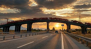 Erzincan'da hayvan sürülerine özel üst geçit