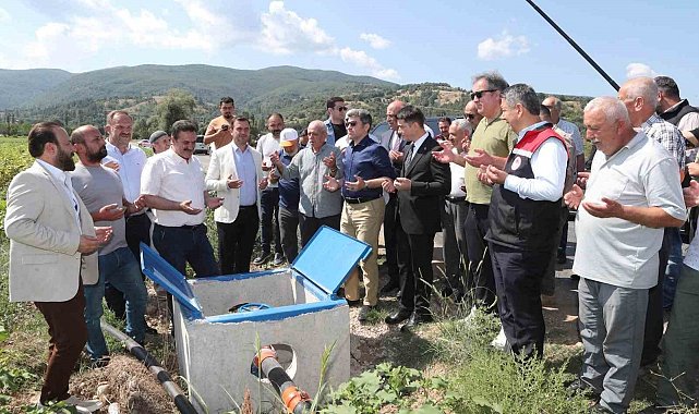 Esençay'da 305 hektarlık arazi suya kavuştu